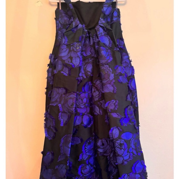 Lela Rose Off-the-Shoulder Floral Brocade Dress size 10, true to size 6 - Picture 10 of 11